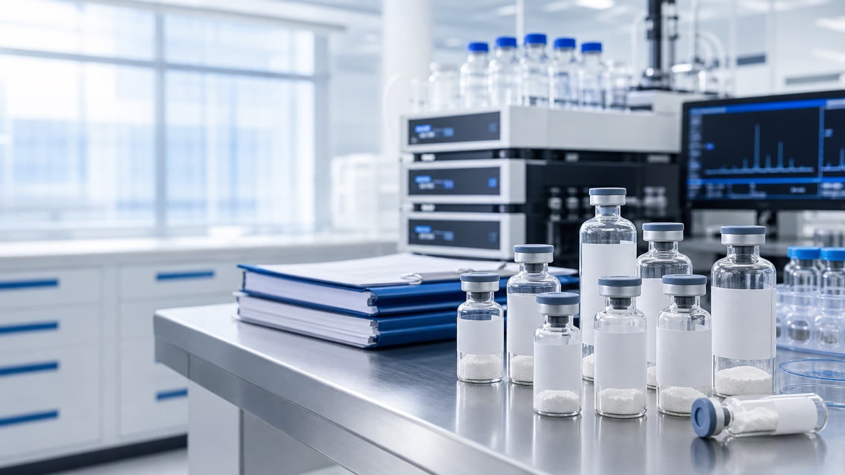 LeewayGo peptide laboratory and product supply visual