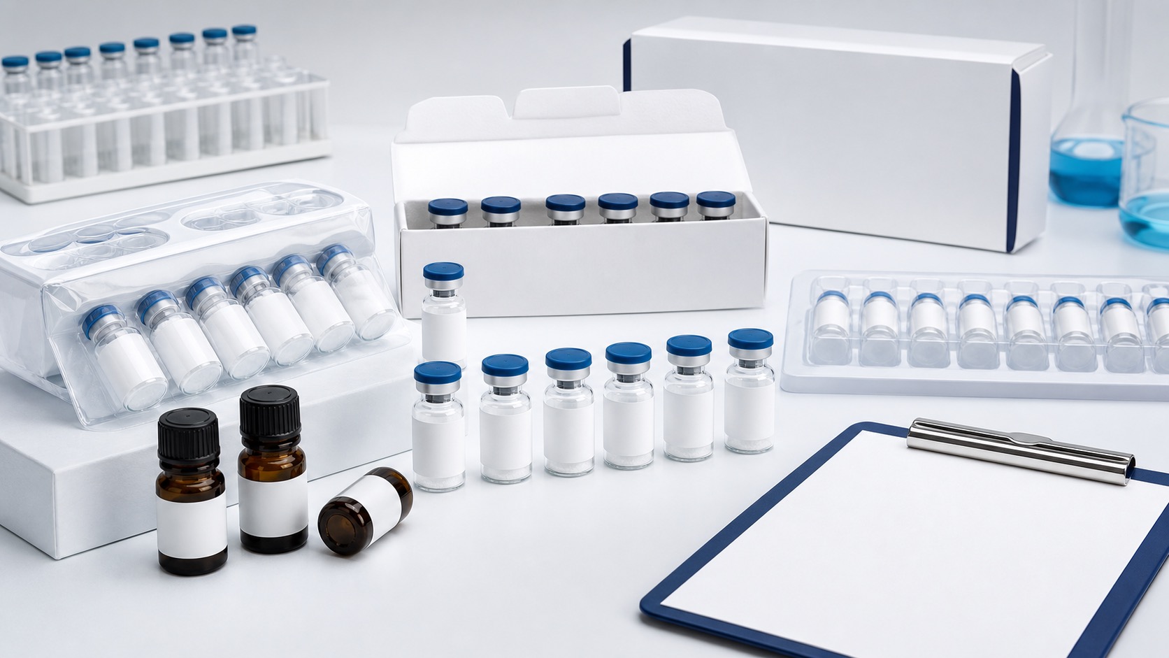 Recovery and performance peptides visual